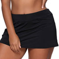 Sunsets Sporty Swim Skirt 40B Black Front