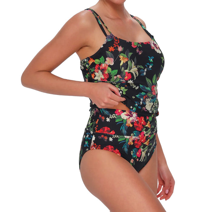 Sunsets Taylor Tankini Top 75 Fleur Noire Set