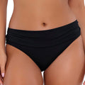 Sunsets Unforgettable Bikini Bottom 27B Black Front