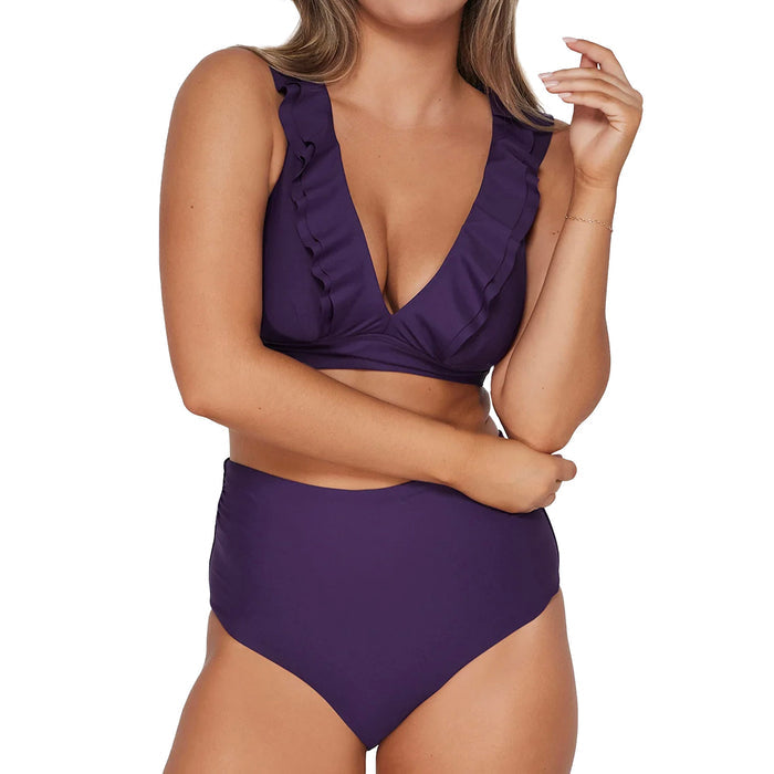 Sunsets Willa Wireless Bikini Top 546 Paradise Plum Set