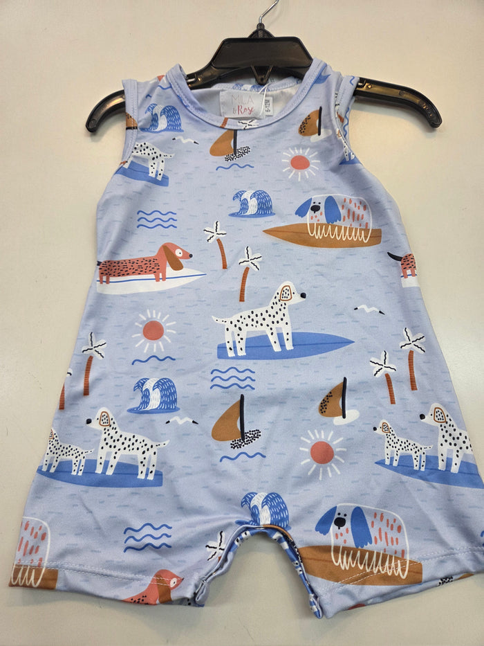 Surfs Pups ShortieRomper
