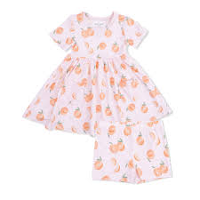Sweet Peach Twirl Dress + Short