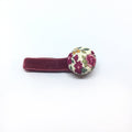 The Tiny Bow Shop - Cherry Floral Button Hair Clip