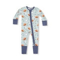 Touchdown Time Zipper Romper