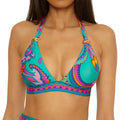 Trina Turk Mykonos Banded Halter Bikini Top 3243165 Multi Front