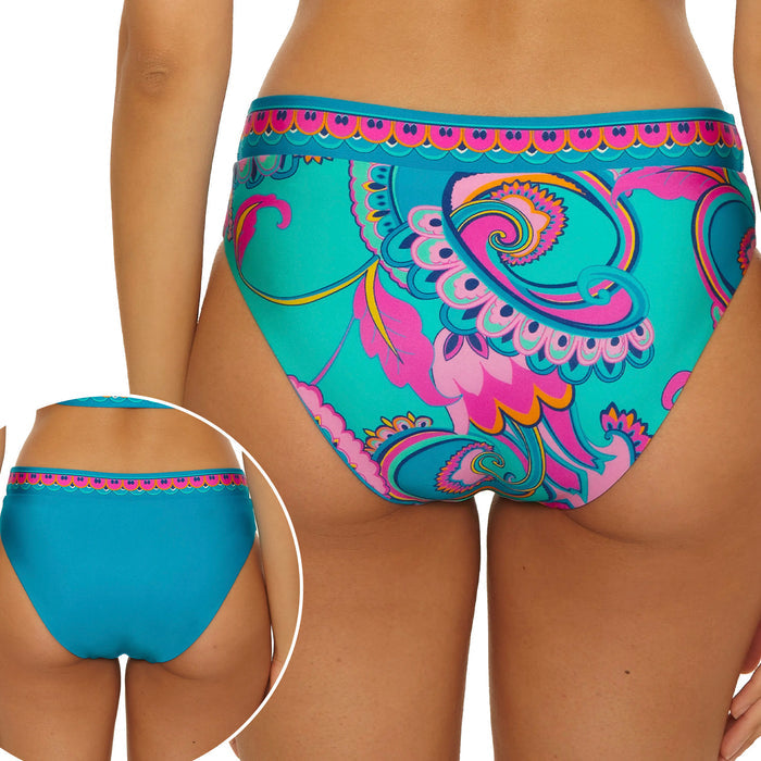 Trina Turk Mykonos Reversible Hipster Bikini Bottom 3244365 Multi Back