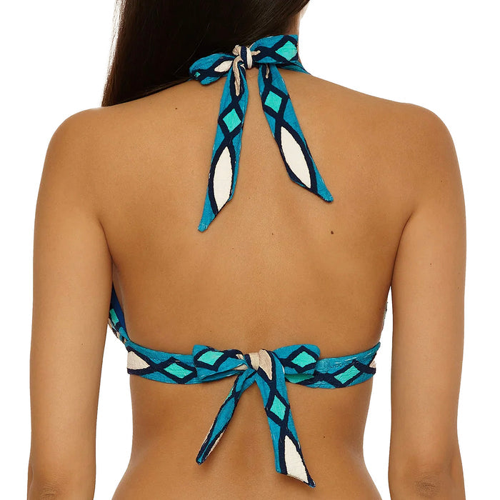 Trina Turk Paros Banded Halter Bikini Top 3223165 Multi Back