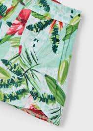 Tropical Print Skort