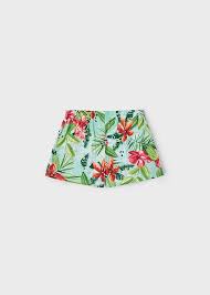 Tropical Print Skort