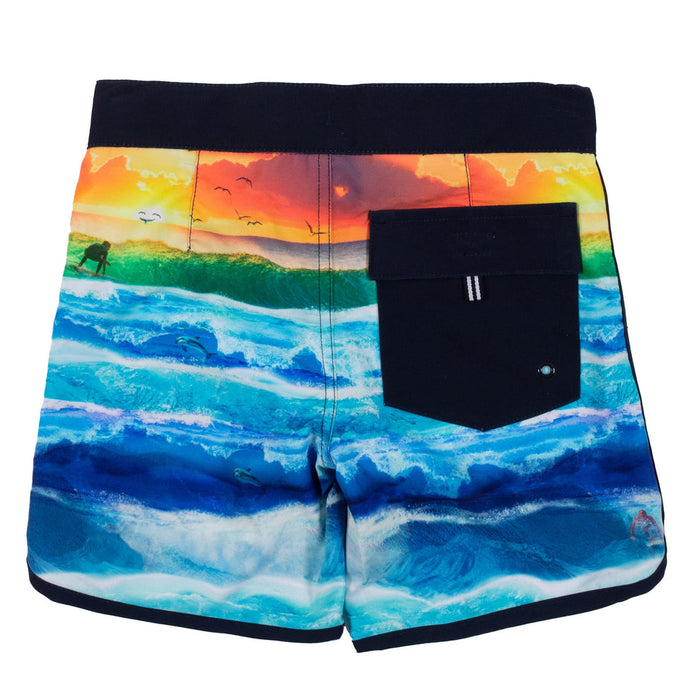 Turquoise Waves Swim Shorts