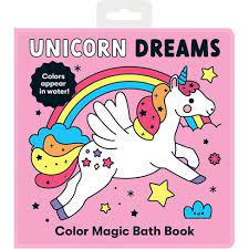 Unicorn Dreams Color Magic Bath Book