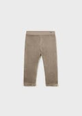 Velvet Leggings-Camel