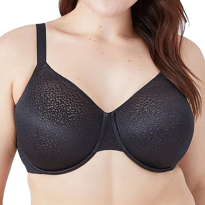 Wacoal Back Appeal Full Cup Underwire Bra 855403 Black Front