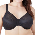 Wacoal Back Appeal Full Cup Underwire Bra 855403 Black Front