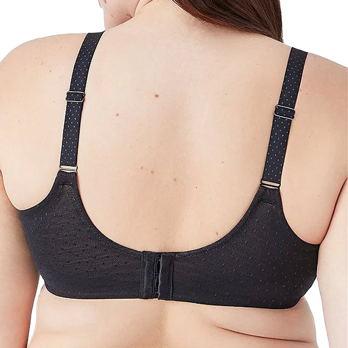 Wacoal Back Appeal Full Cup Underwire Bra 855403 Black Back