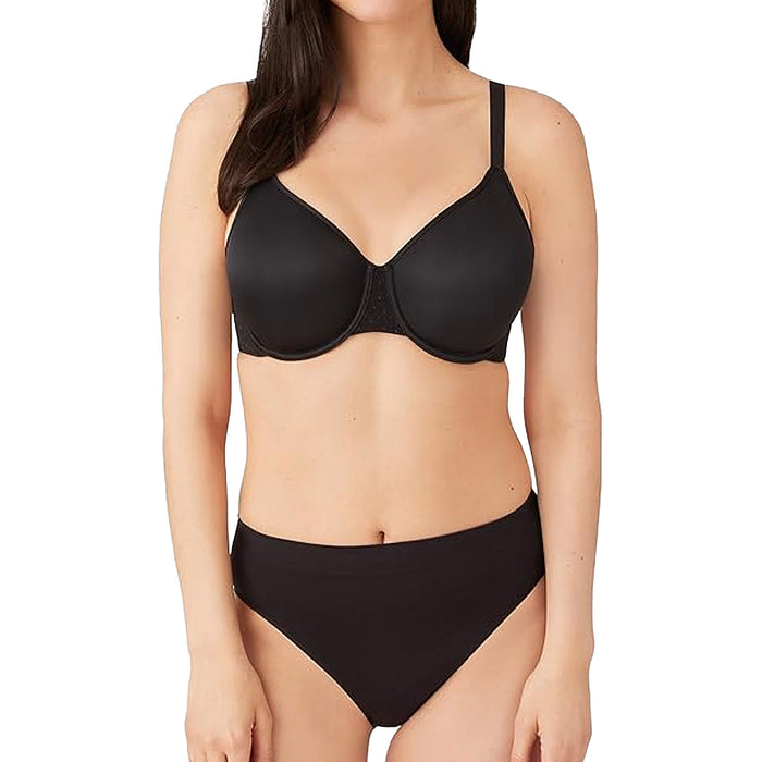 Wacoal Back Appeal Minimizer Bra 857303 Black Set