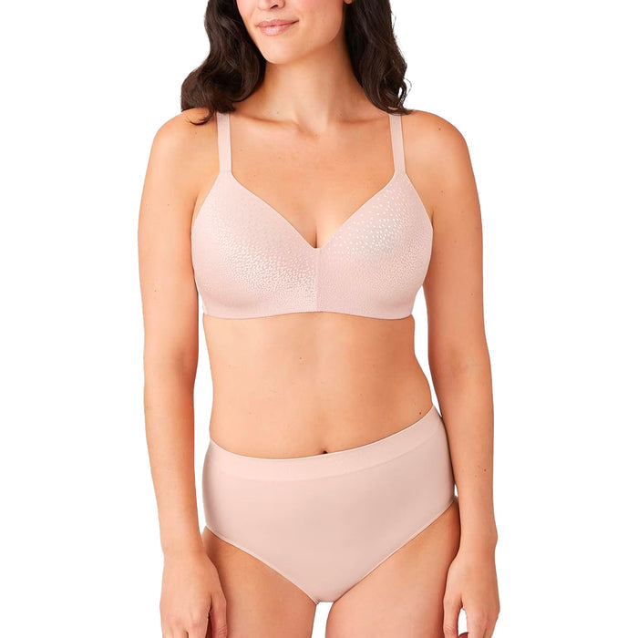 Wacoal Back Appeal Wire Free Bra 852403 Rose Dust Set