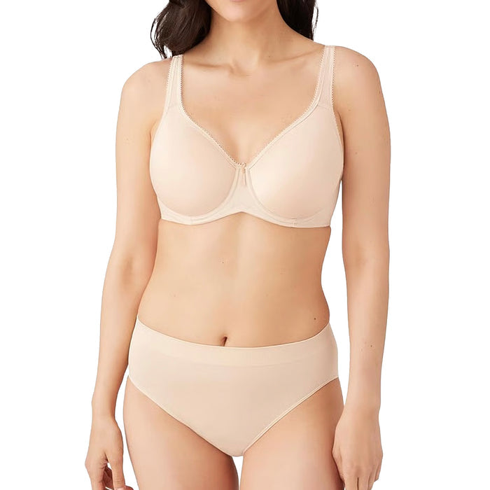 Wacoal Basic Beauty Spacer Contour Underwire Bra 853192 Sand Set