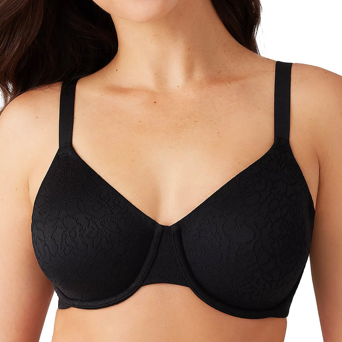 Wacoal Inside Job Underwire Bra 855345 Black Front