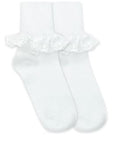 White Chantilly Lace Socks