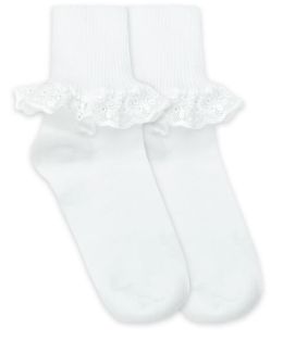 White Chantilly Lace Socks