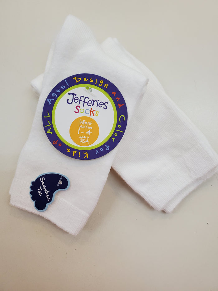 White Knee High Socks-2 pack (White or Navy)